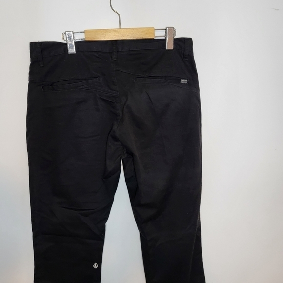 Volcom Corp Class Vmonty Black Pant Size 33 - Picture 5 of 11